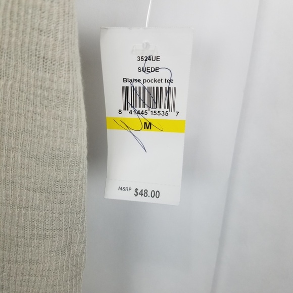 NWT Project Social T "Blaise Pocket Tee" Suede Tan Size Medium - Picture 4 of 5